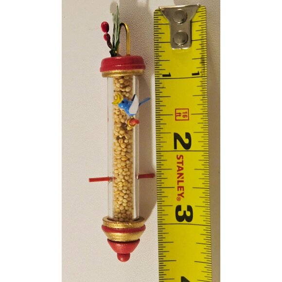 wild bird unltd Bird Feeder Ornaments With Miniature Birds & Faux Seeds - Picture 9 of 9